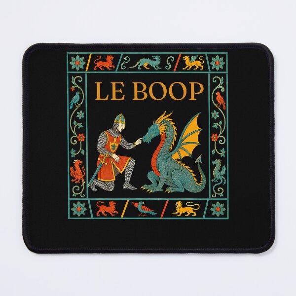 Item preview, Le Boop Medieval Knight Dragon Fantasy Humor designed and sold by Averybennett23.