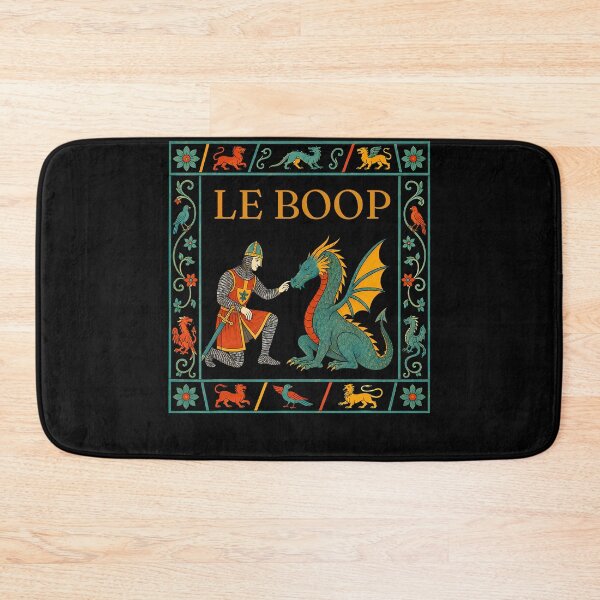 Item preview, Le Boop Medieval Knight Dragon Fantasy Humor designed and sold by Averybennett23.