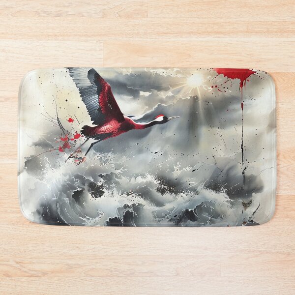Item preview, Crane Over Stormy Seas designed and sold by ONYX Pixee.