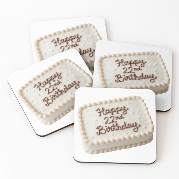 Item preview, Happy 22nd birthday 22 cute adorable cake party vanilla white kawaii designed and sold by CheeseBlueprint.