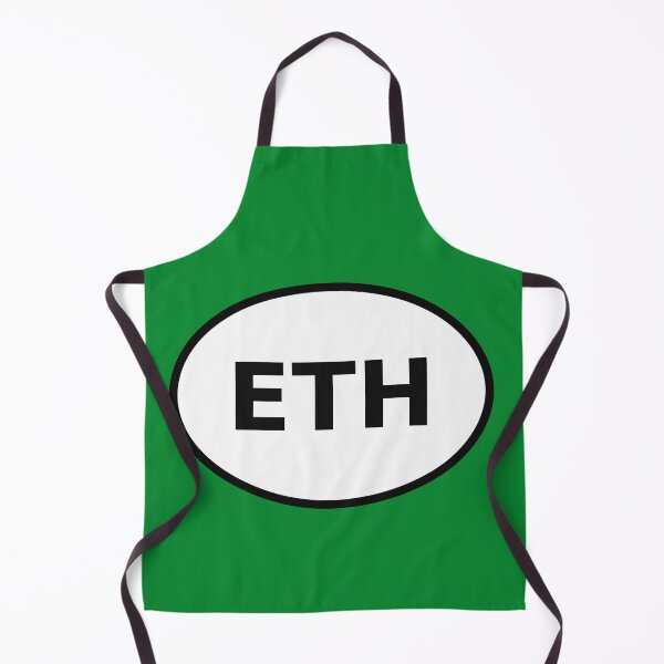 Item preview, Ethiopia ETH International Oval Sticker · Minimalist African Travel Identity designed and sold by The Digital Compass.