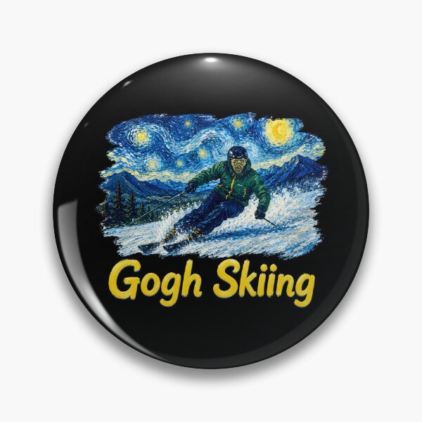 Item preview, Gogh Skiing Ski Van Gogh designed and sold by haris-rana-wren.