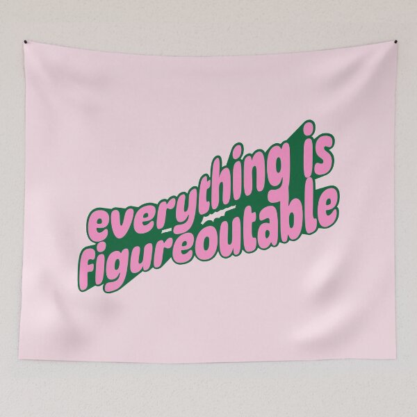 Item preview, everything is figureoutable designed and sold by PeachyLitchi.