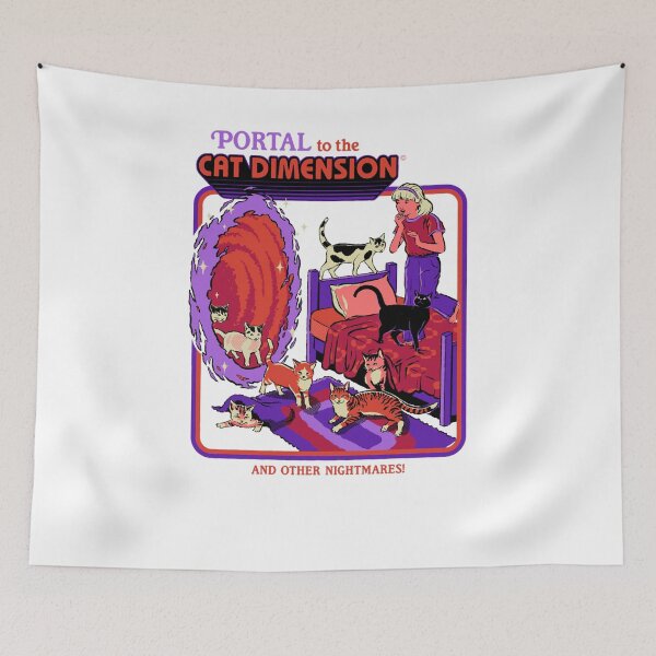 Item preview, The Cat Dimensions Retro Cat Lover Cute designed and sold by MercerFran.