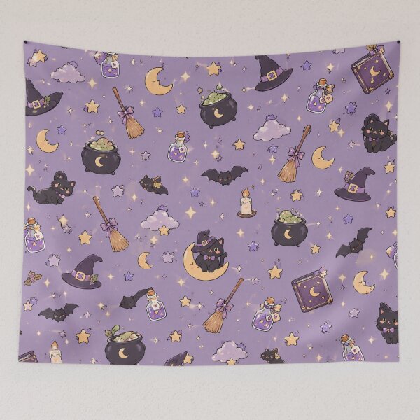 Item preview, A Cute whimsical Halloween pattern designed and sold by ellinnur.