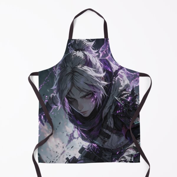 Item preview, Purple Shadow Warrior – Dark Fantasy Anime Style Warrior Art designed and sold by Dyan4.