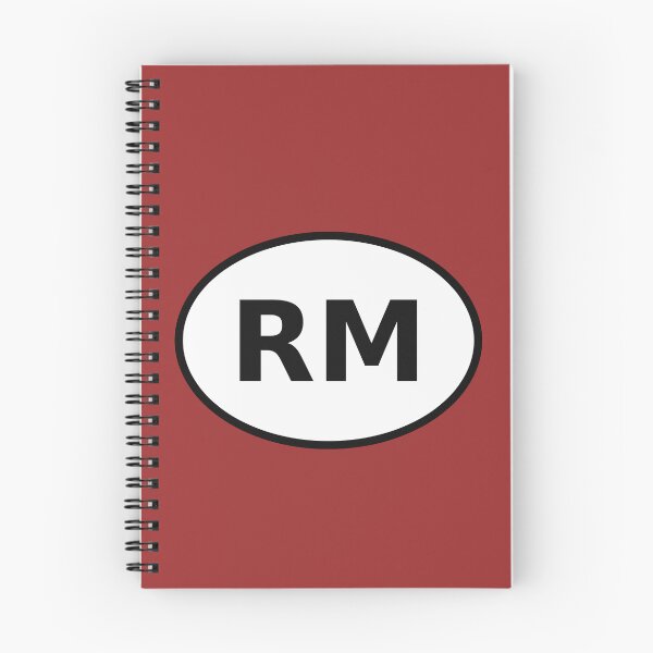 Item preview, Madagascar RM International Oval Sticker · Minimalist African Travel Identity designed and sold by The Digital Compass.