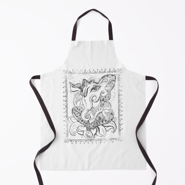 Item preview, Lord Ganesha Detailed Paisley Line Art Graphic designed and sold by The secret storage room.