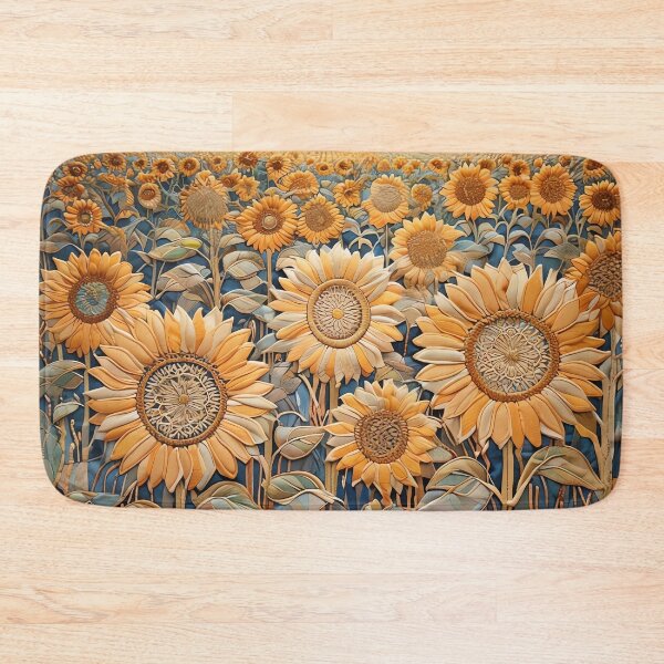 Aperçu de l'œuvre Champs de tournesols Mandala créée et vendue par ONYX Pixee.