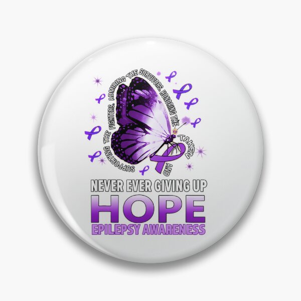 Item preview, Never Ever Giving Up Hope Epilepsy Awareness designed and sold by akeem-waynez.