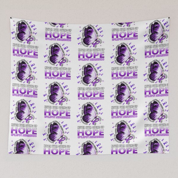 Item preview, Never Ever Giving Up Hope Epilepsy Awareness designed and sold by akeem-waynez.