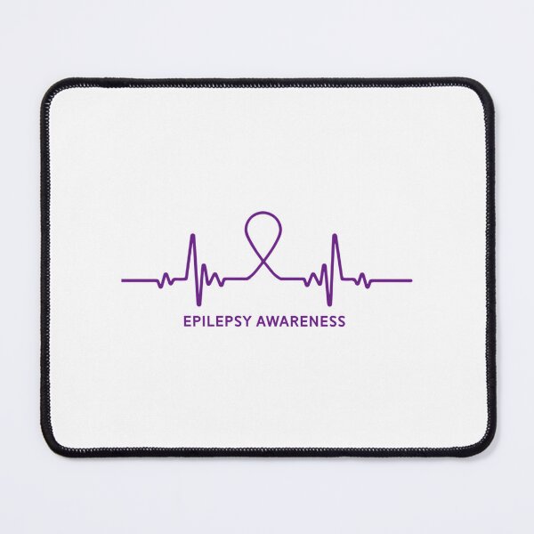 Item preview, Purple Epilepsy Awareness Heartbeat designed and sold by akeem-waynez.
