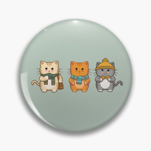 Item preview, Cute triplet Kittens in Autumn! designed and sold by Hello-Cuties.