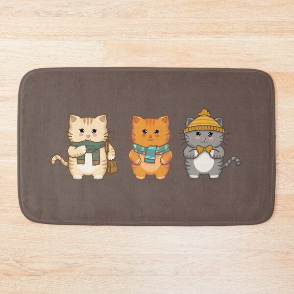 Item preview, Cute triplet Kittens in Autumn! designed and sold by Hello-Cuties.
