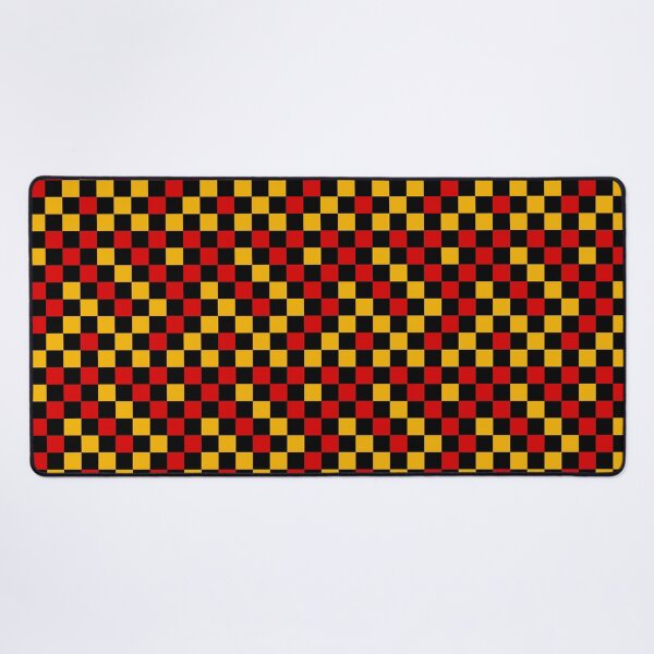 Item preview, Red Yellow and Black Checkered Design   designed and sold by PatternTitan.