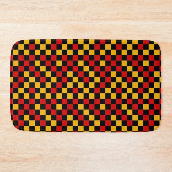 Item preview, Red Yellow and Black Checkered Design   designed and sold by PatternTitan.