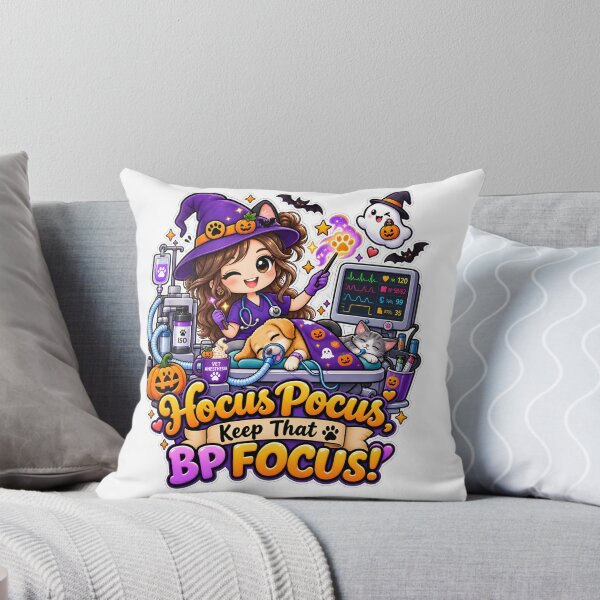 Item preview, Hocus Pocus, Keep That BP Focus – Funny Veterinary Anesthesia Halloween designed and sold by Bettybee00.