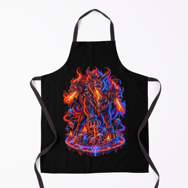 Item preview, Gothic Hellhound Skull Fire Dark Fantasy designed and sold by QuiteOrbit.