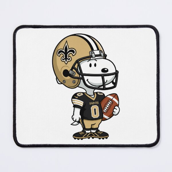 Item preview, Snoopy New Orleans Saints Football Retro F061 designed and sold by GLUVY-THEME.