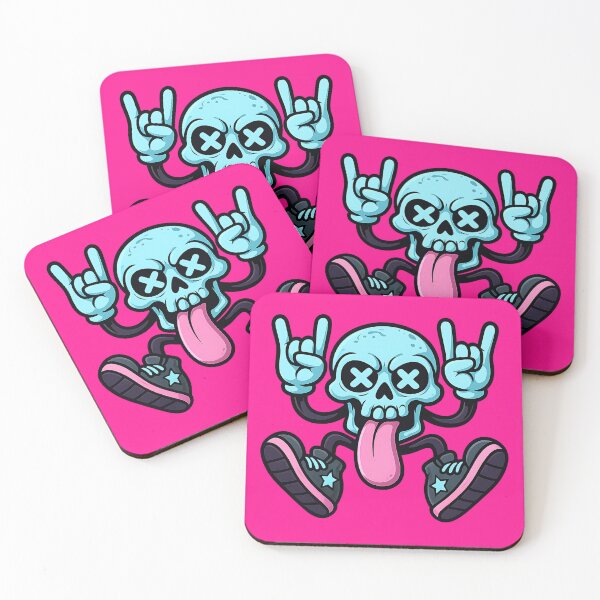 Item preview, Pastel Goth Skater Skull Character designed and sold by MarCinu Art.