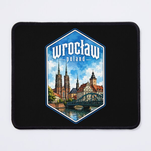 Item preview, Wroclaw City Poland Watercolor Travel designed and sold by TomFrontierArt.