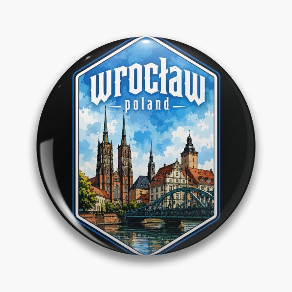 Item preview, Wroclaw City Poland Watercolor Travel designed and sold by TomFrontierArt.