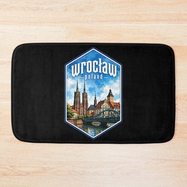 Item preview, Wroclaw City Poland Watercolor Travel designed and sold by TomFrontierArt.