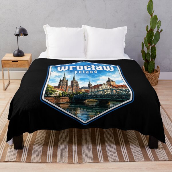 Item preview, Wroclaw City Poland Watercolor Travel designed and sold by TomFrontierArt.