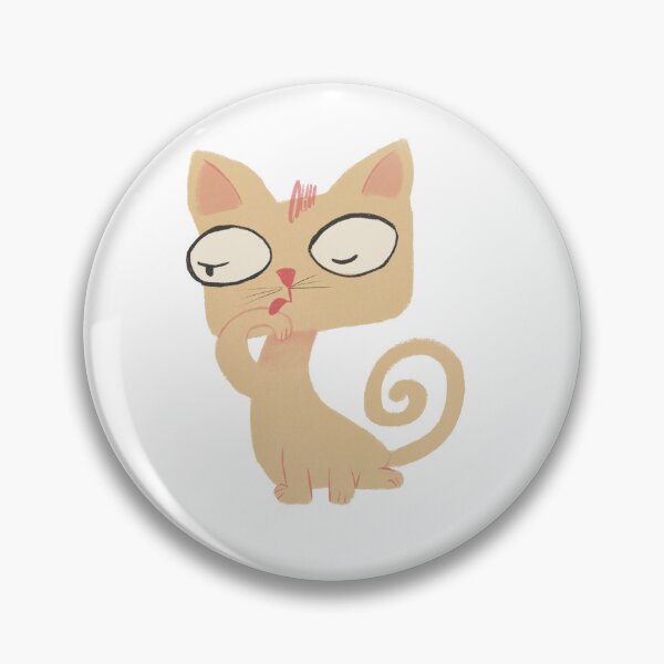 Item preview, Funny Cat Grooming Itself designed and sold by Sweta Roy Choudhury.