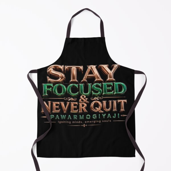 Item preview, ​Stay Focused and Never Quit Motivational Typography designed and sold by Pawar1999.