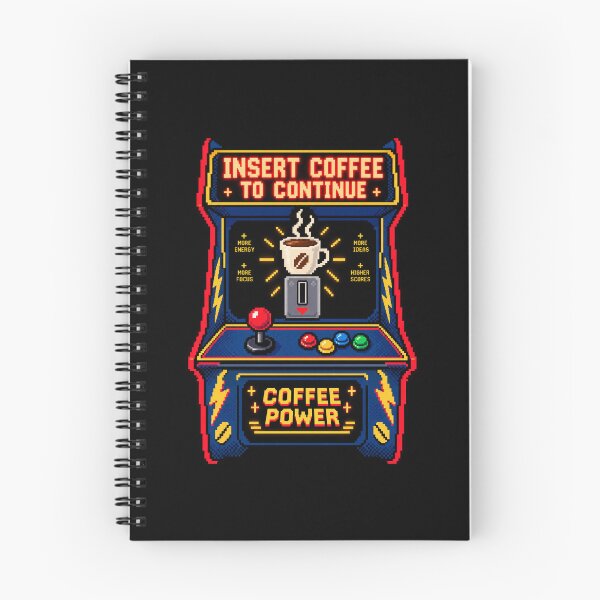 Item preview, Insert Coffee To Continue - Retro Arcade Pixel designed and sold by Ridaelb.