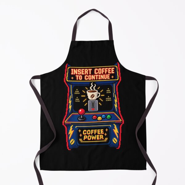 Item preview, Insert Coffee To Continue - Retro Arcade Pixel designed and sold by Ridaelb.