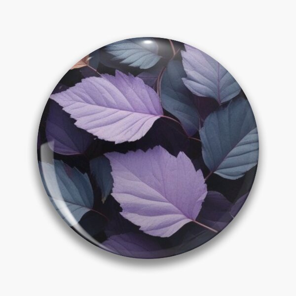 Item preview, Purple and Slate Blue Autumn Leaves Seamless Pattern — Moody Botanical Foliage designed and sold by LYAN-STORE.
