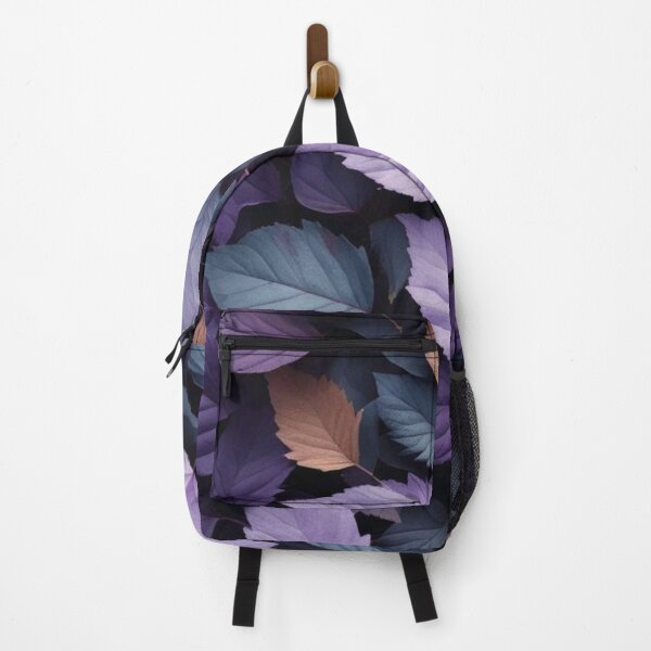 Item preview, Purple and Slate Blue Autumn Leaves Seamless Pattern — Moody Botanical Foliage designed and sold by LYAN-STORE.