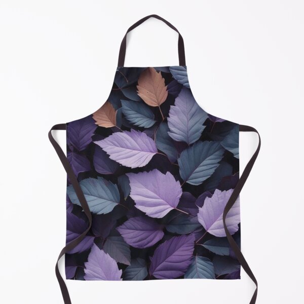 Item preview, Purple and Slate Blue Autumn Leaves Seamless Pattern — Moody Botanical Foliage designed and sold by LYAN-STORE.