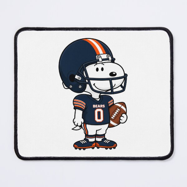 Item preview, Snoopy Chicago Bears Football Retro F063 designed and sold by GLUVY-THEME.