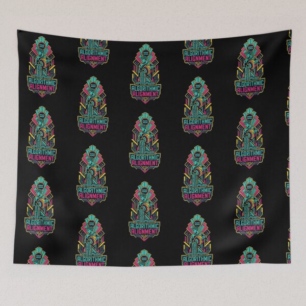 Item preview, Cyber-Deco Astrology — Futuristic Aquarius Zodiac Graphic designed and sold by KAYJAY DESIGNS.