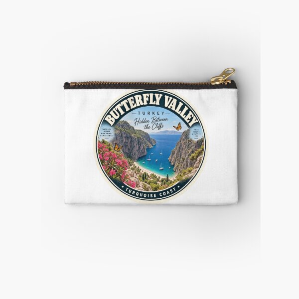 Item preview, Butterfly Valley Turkey Vintage Travel Badge – Turquoise Coast Souvenir designed and sold by DreamPaw Studio.