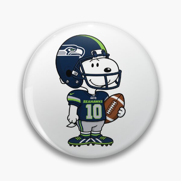 Item preview, Snoopy Seattle Seahawks Football Retro F064 designed and sold by GLUVY-THEME.