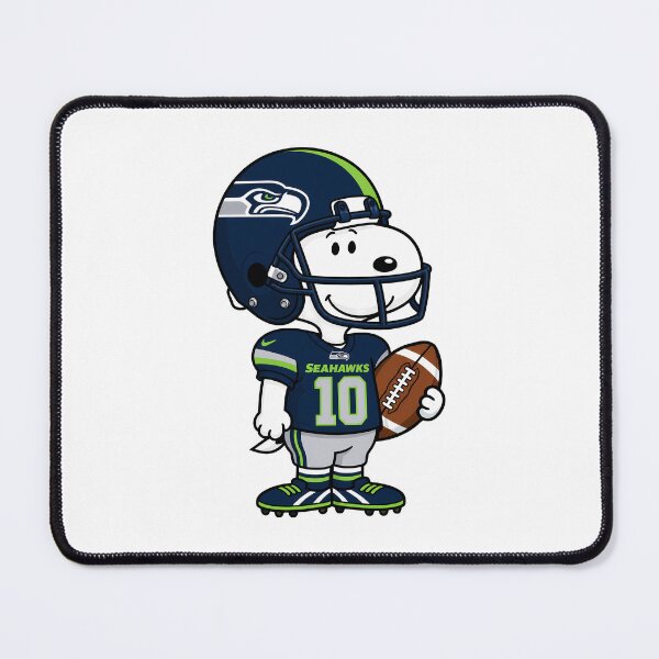 Item preview, Snoopy Seattle Seahawks Football Retro F064 designed and sold by GLUVY-THEME.