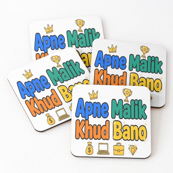 Item preview, Be Your Own Boss Hindi Motivational Quote - Apne Malik Khud Bano designed and sold by prithvi chand.