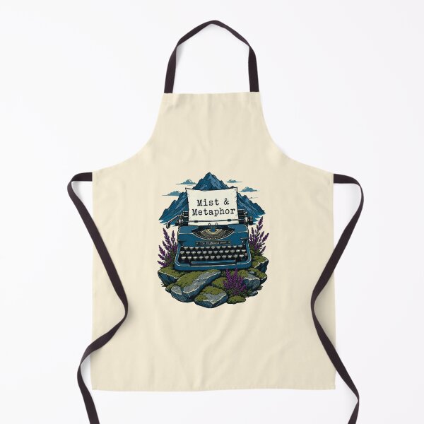 Item preview, The Highland Poet — Vintage Typewriter & Mountain Graphic designed and sold by KAYJAY DESIGNS.