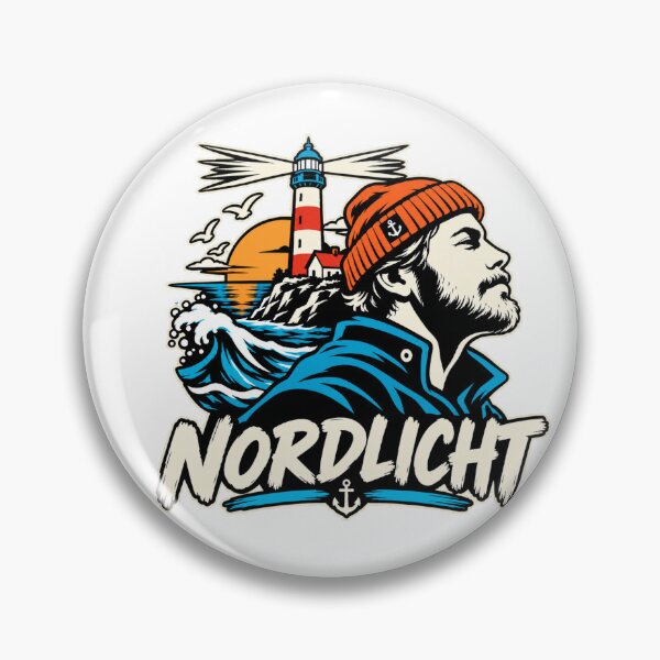 Item preview, Northern Lights Lighthouse Coastal Love Seaman North Sea Maritime designed and sold by FrenchieFever.