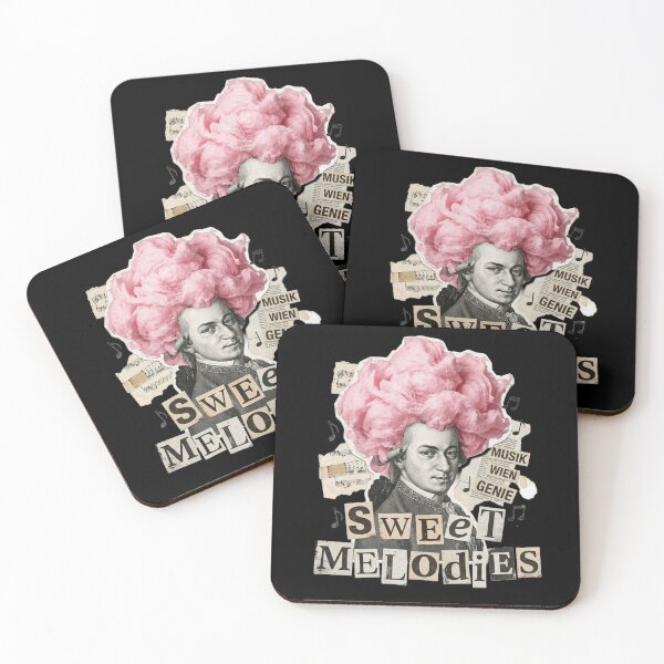 Item preview, Wolfgang Amadeus Mozart Surreal Collage Set designed and sold by OzzFrequency.