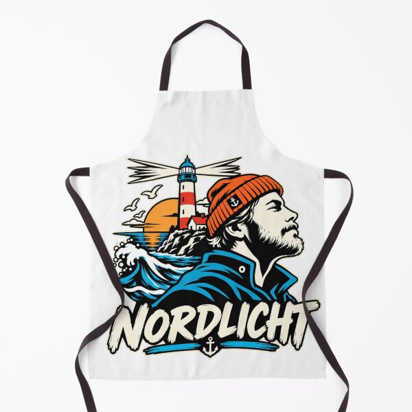Item preview, Northern Lights Lighthouse Coastal Love Seaman North Sea Maritime designed and sold by FrenchieFever.