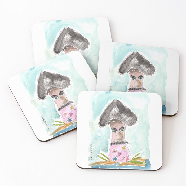 Item preview, The Secret Life of Shrooms, Das geheime Leben der Pilze, Magnum P.I. designed and sold by Anke‘s Bazaar.