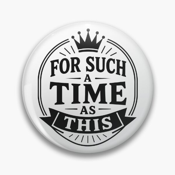 Item preview, For Such A Time As This, Esther Inspired Christian Sticker, Women Of Faith Decal designed and sold by Loopberry Art .