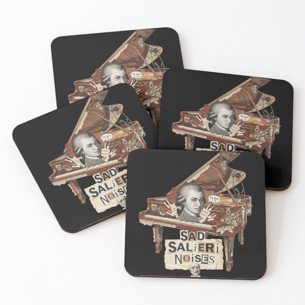 Item preview, Wolfgang Amadeus Mozart Surreal Collage Set designed and sold by OzzFrequency.