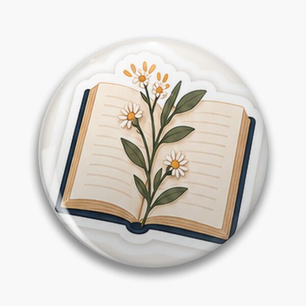 Item preview, Botanical Open Book - Floral Reader Illustration designed and sold by NourtyMK.
