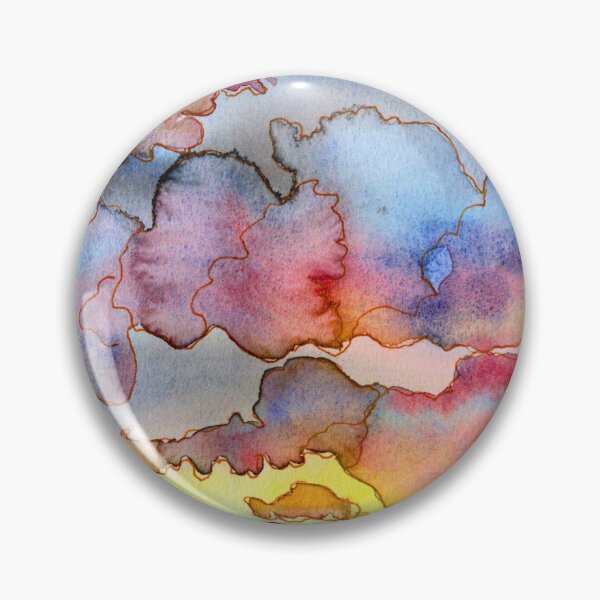 Item preview, Pastel Blue and Pink Abstract Watercolour Cloudscape designed and sold by ArithraStudio.